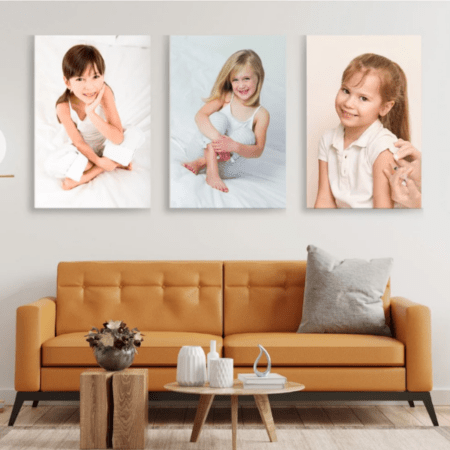 Gallery Wall Trio – 3 × A2 Canvas Prints