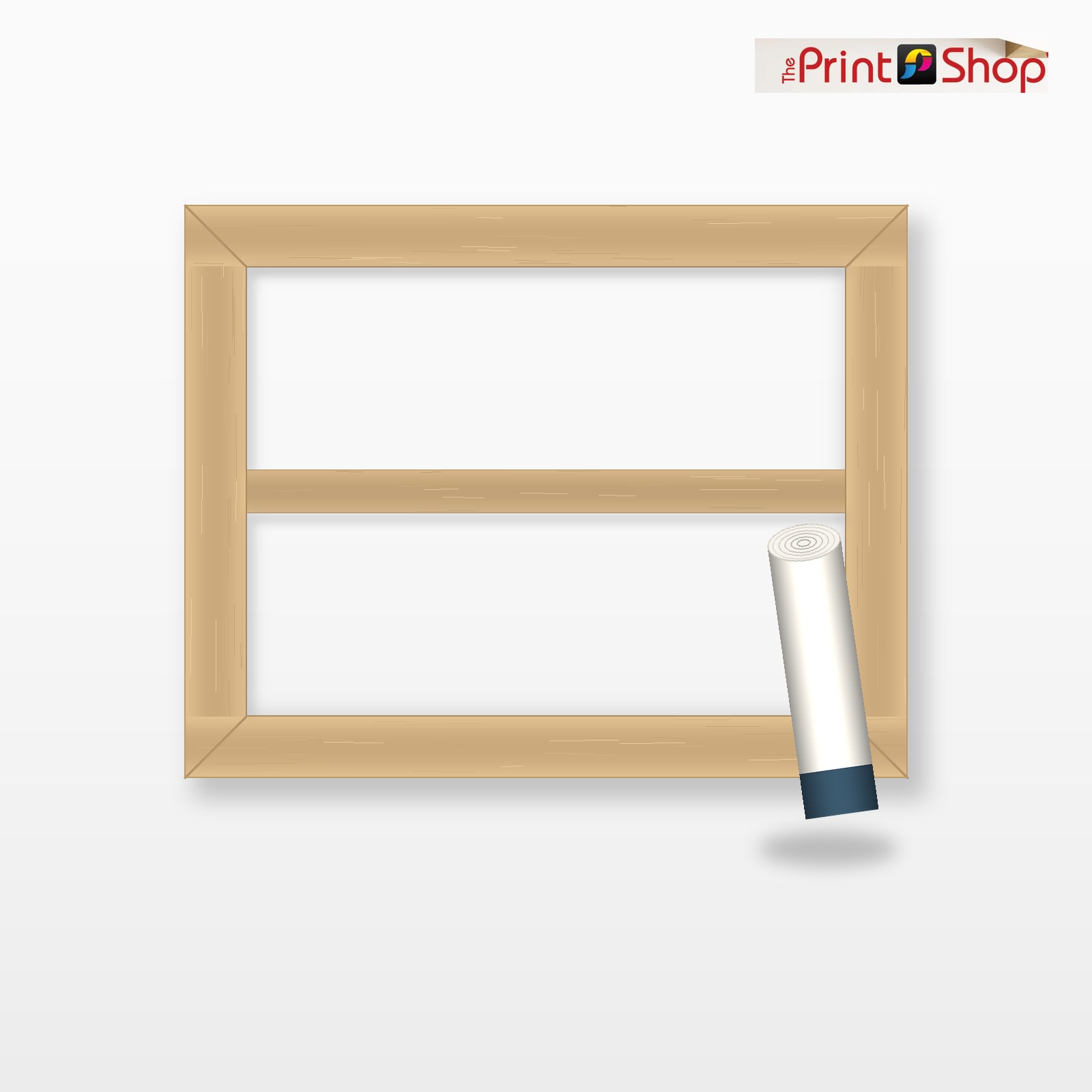 Pine stretcher frame for canvas stretching — The Print Shop